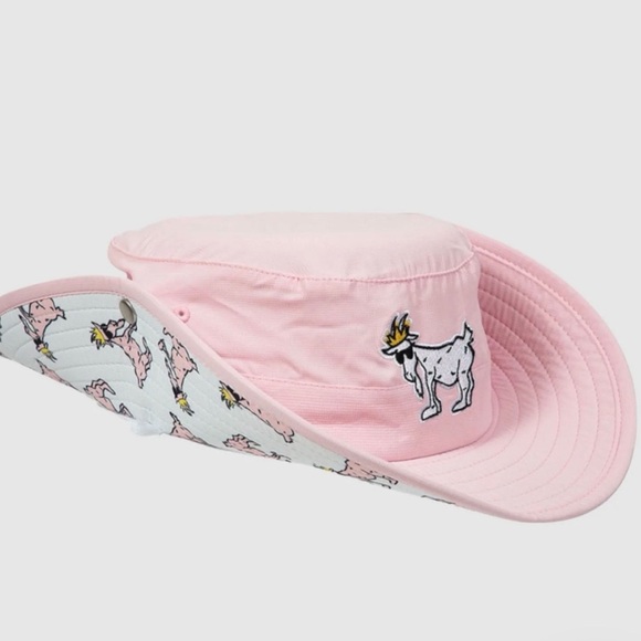 GOAT USA OG pink bucket hat & stickers! - Picture 3 of 9